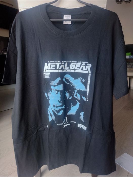 Koszulka Metal Gear Solid gra psx ps1 ps2 ps3 ps4 ps5 nowa gamecube