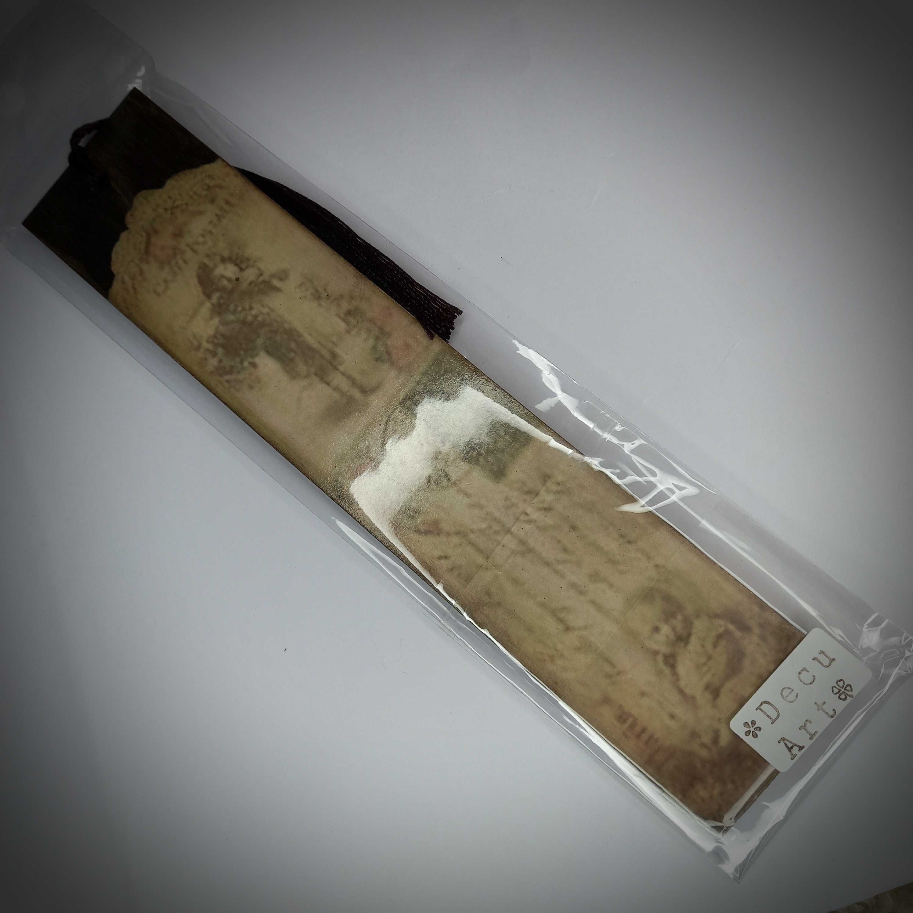 Zakładka do książki decoupage