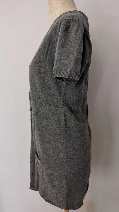 MISTRAL - Firmowa Szara Wygodna Bawełniana Tunika M Nowa