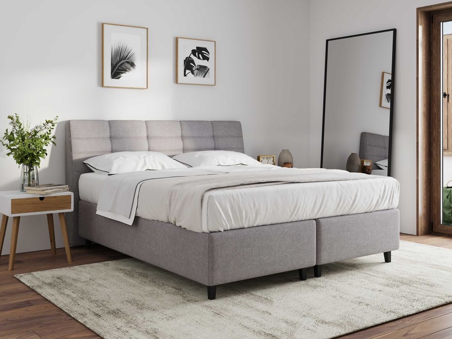 Łóżko Tapicerowane Kontynentalne 160x200