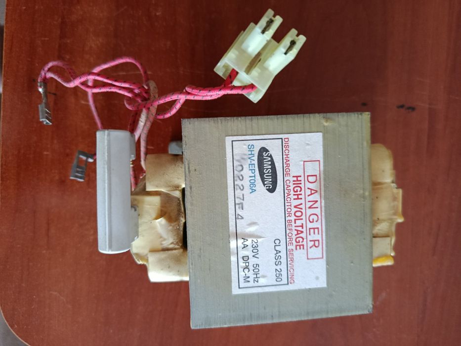 Трансформатор мікрохвильовки Samsung shv-ept06a + запобіжник