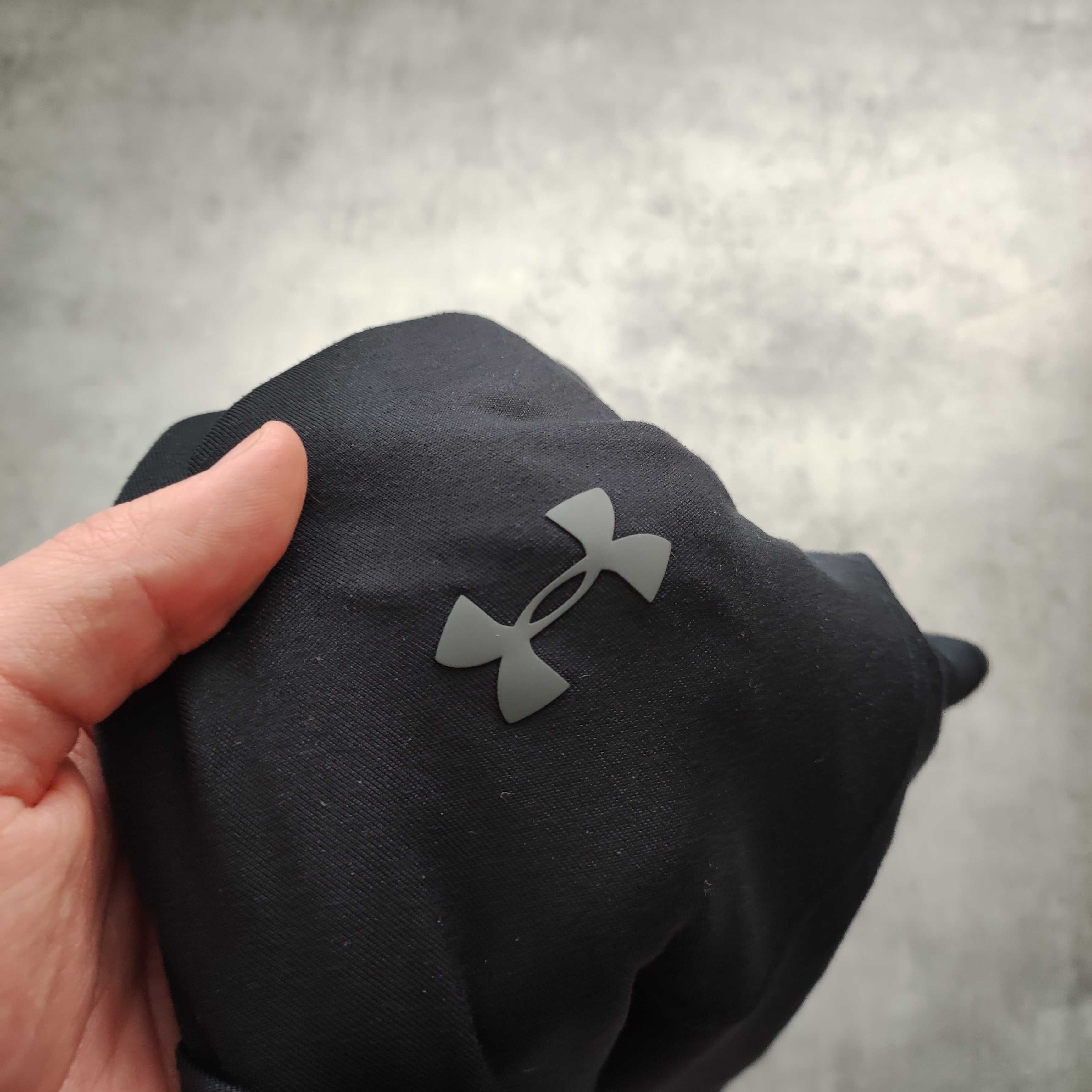 MĘSKA Bluza Suwak czarna Sportowa Under Armour Storm Thermal Gym Activ