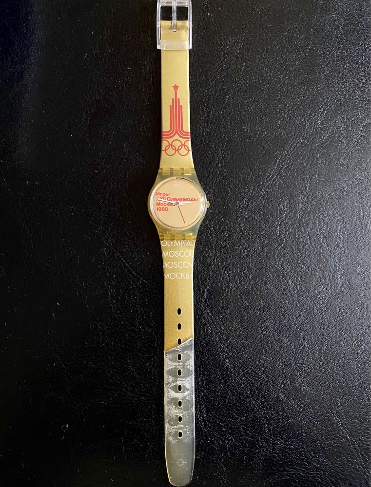 Swatch zegarek UNIKAT kolekcjonerski Olimpiada Moskwa 1980