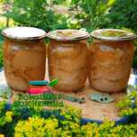 Куриная домашняя тушенка. Мясо кур в собственном соку. Без костей.