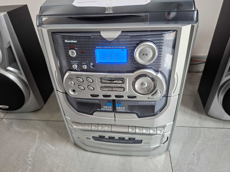 Wieża stereo Karcher KA 5300 gramofon CD/FM