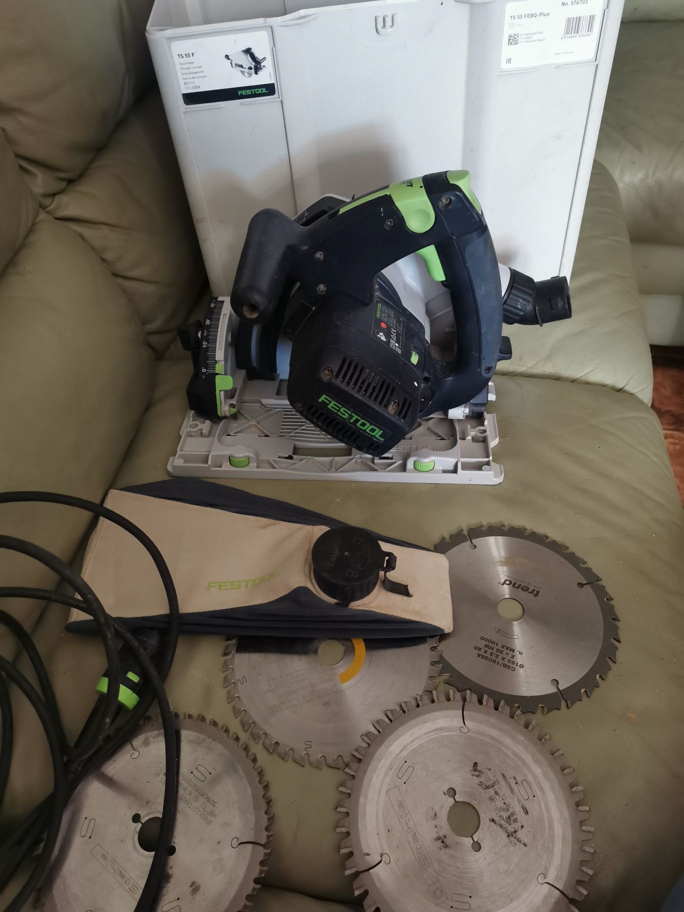 Pilarka Zagłebiarka  festool ts 55 f jak nowa