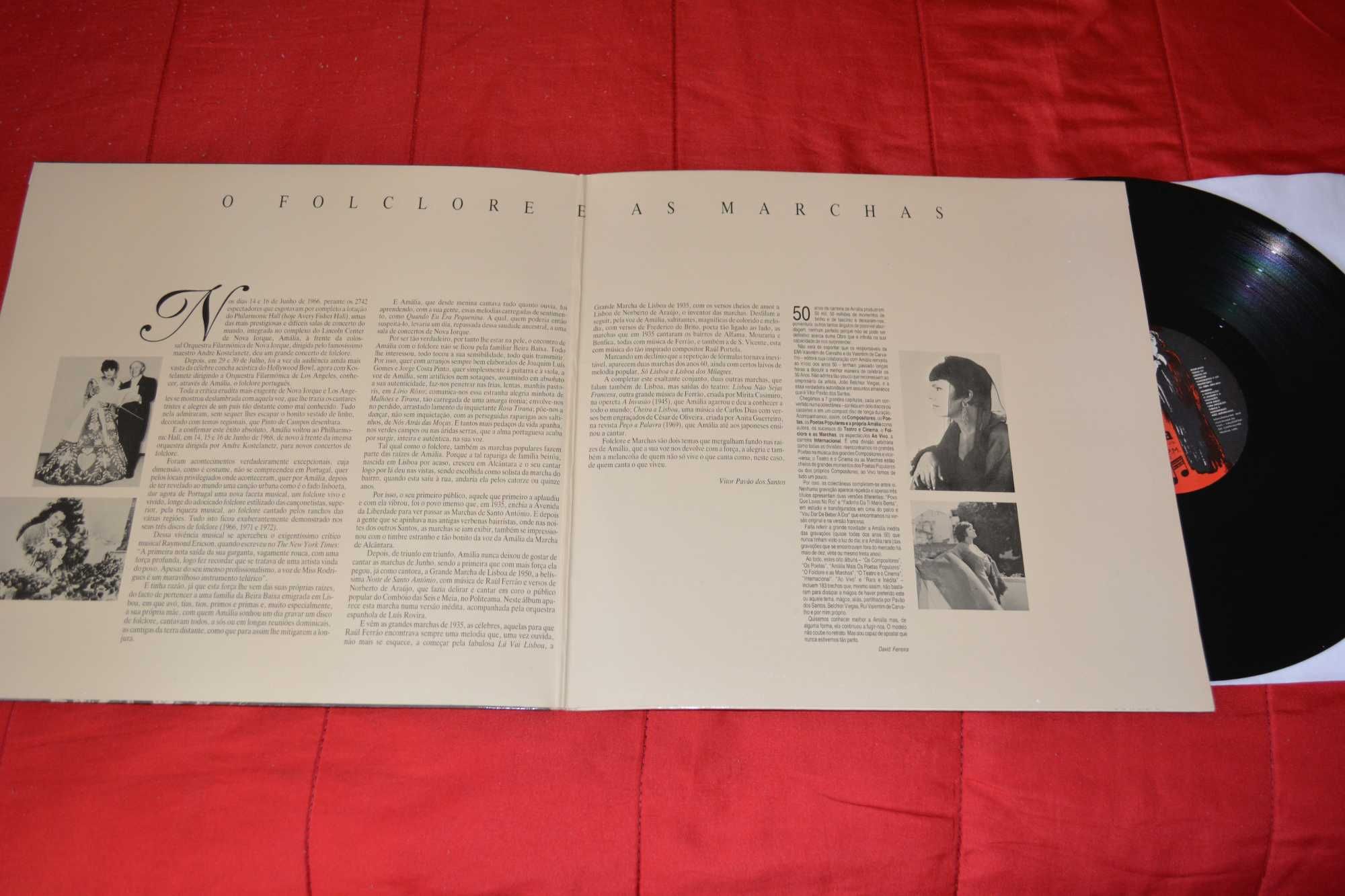 Amália Rodrigues - O Folclore E As Marchas - 1989 LP DUPLO