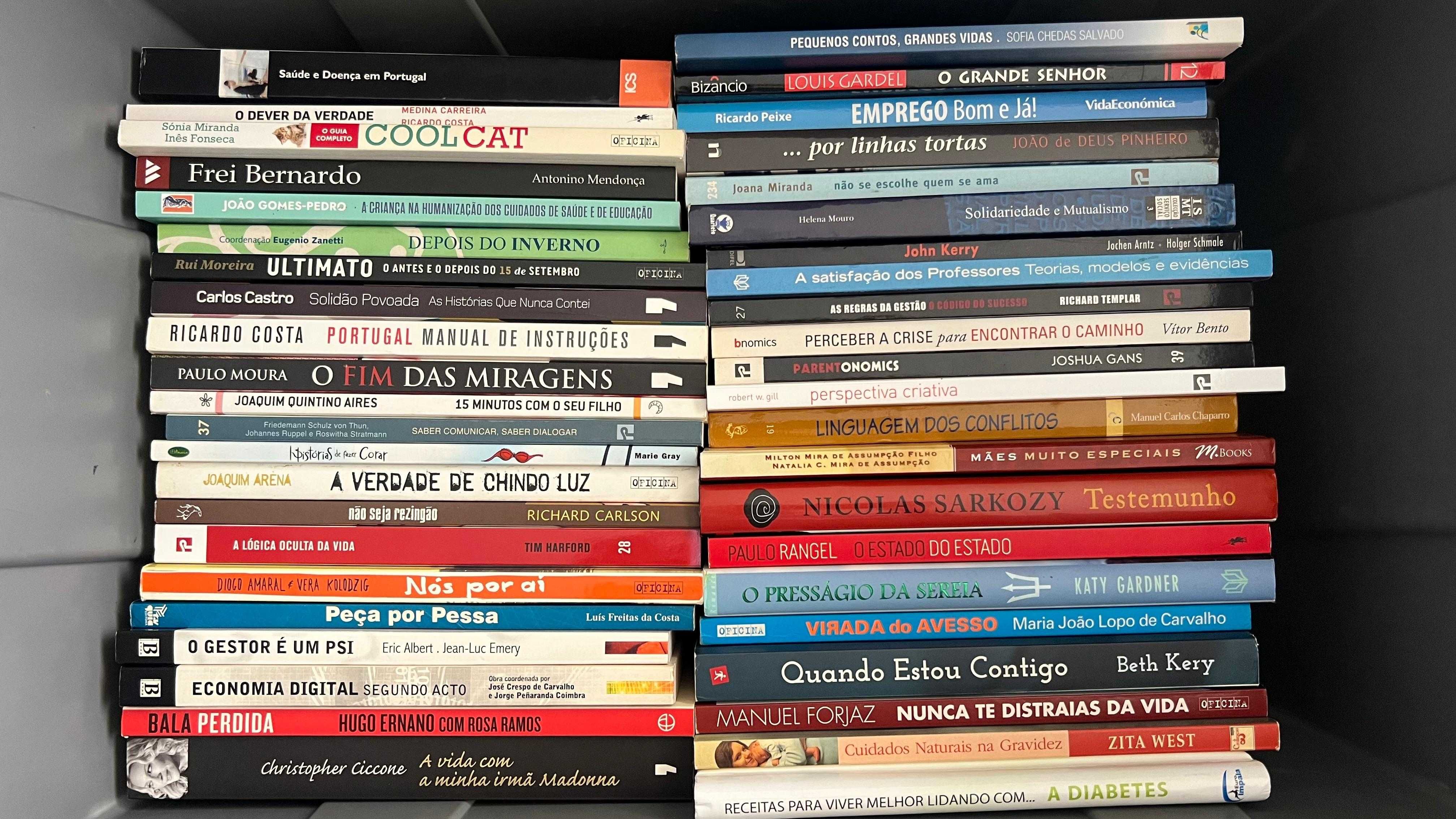 Lote / Conjunto diverso de livros (2 fotografias)