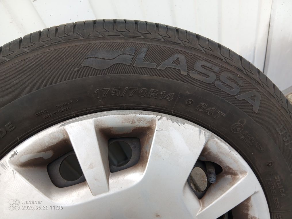 Koła felgi stalowe opony letnie 14 4x100 Hyundai i10 i20 kia picanto