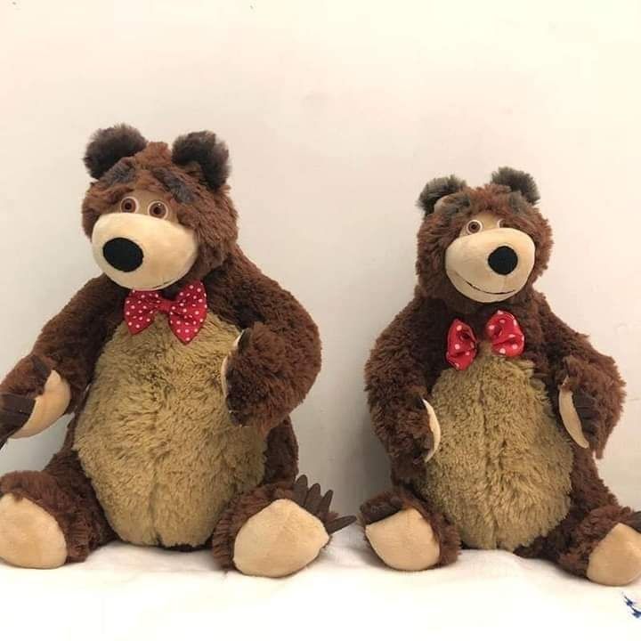 Peluche Grande Urso da Masha com Musica 35 cm brinquedo novo