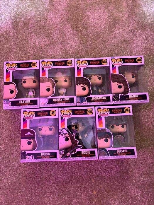 Coleção Completa 4ª temporada Stranger Things Pop! Funko Novo Unpacked