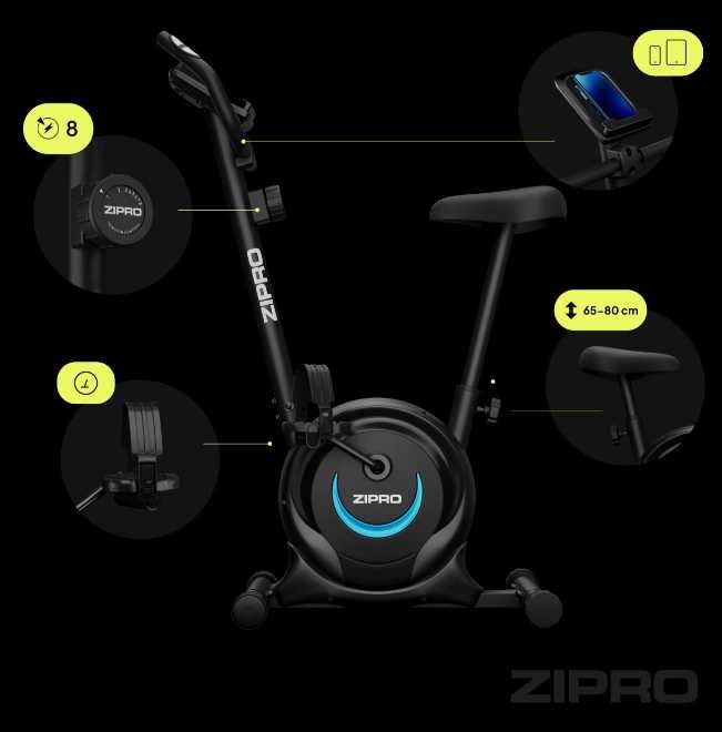 Rower stacjonarny Zipro One S magnetyczny/Nowy/Sklep/GW24 m-ce/FV23%