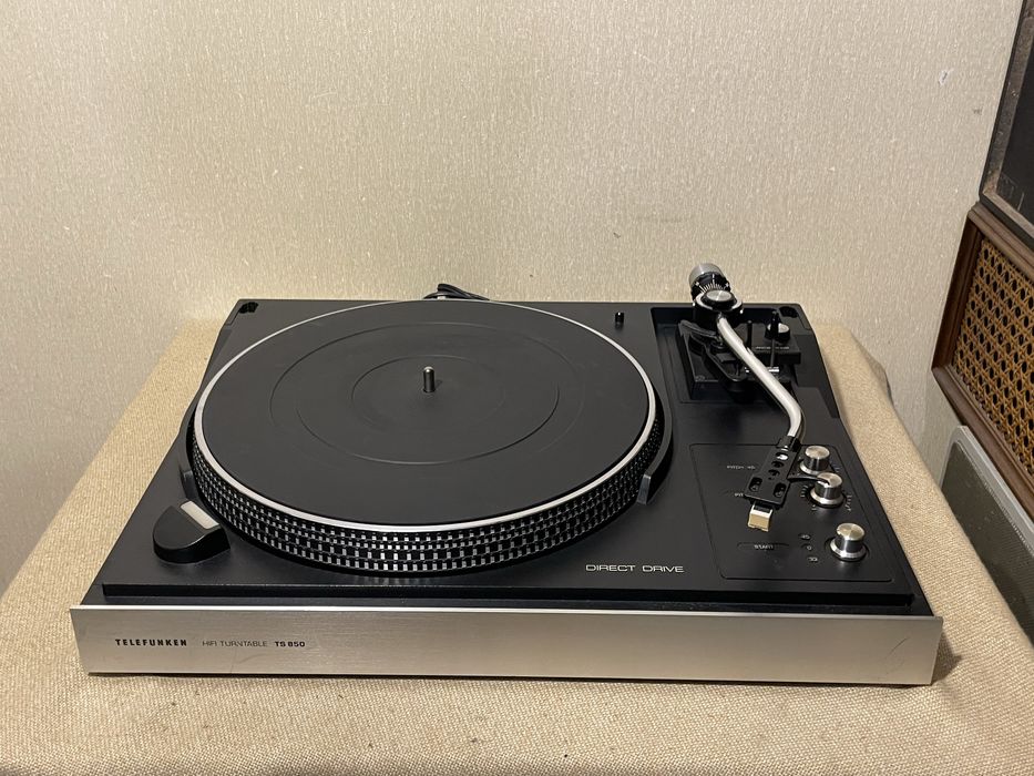 Добротный проигрыватель винила TECHNICS/TELEFUNKEN TS-850 DIRECT DRIVE