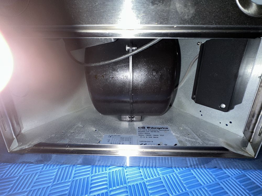 Exaustor ORBEGOZO CA 08160 IN (606.4 m3/h - 52 cm - Inox)