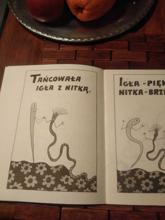 Brzechwa tańcowała igła z nitką ilustracje butenko
