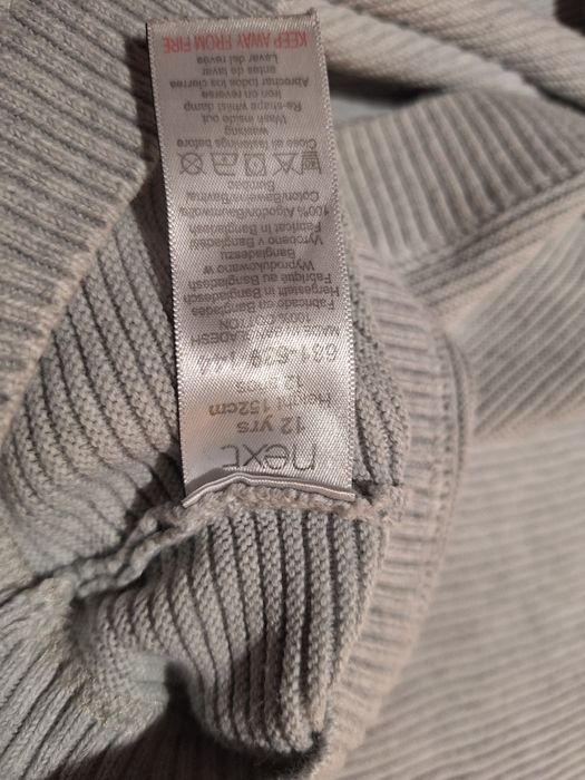Sweter Next rozm. 164/170 ( na metce zaniżony), 100% bawełna