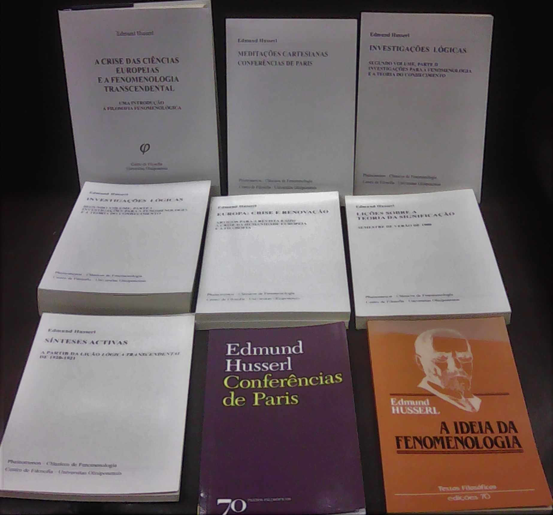 Edmund Husserl - Pack de livros