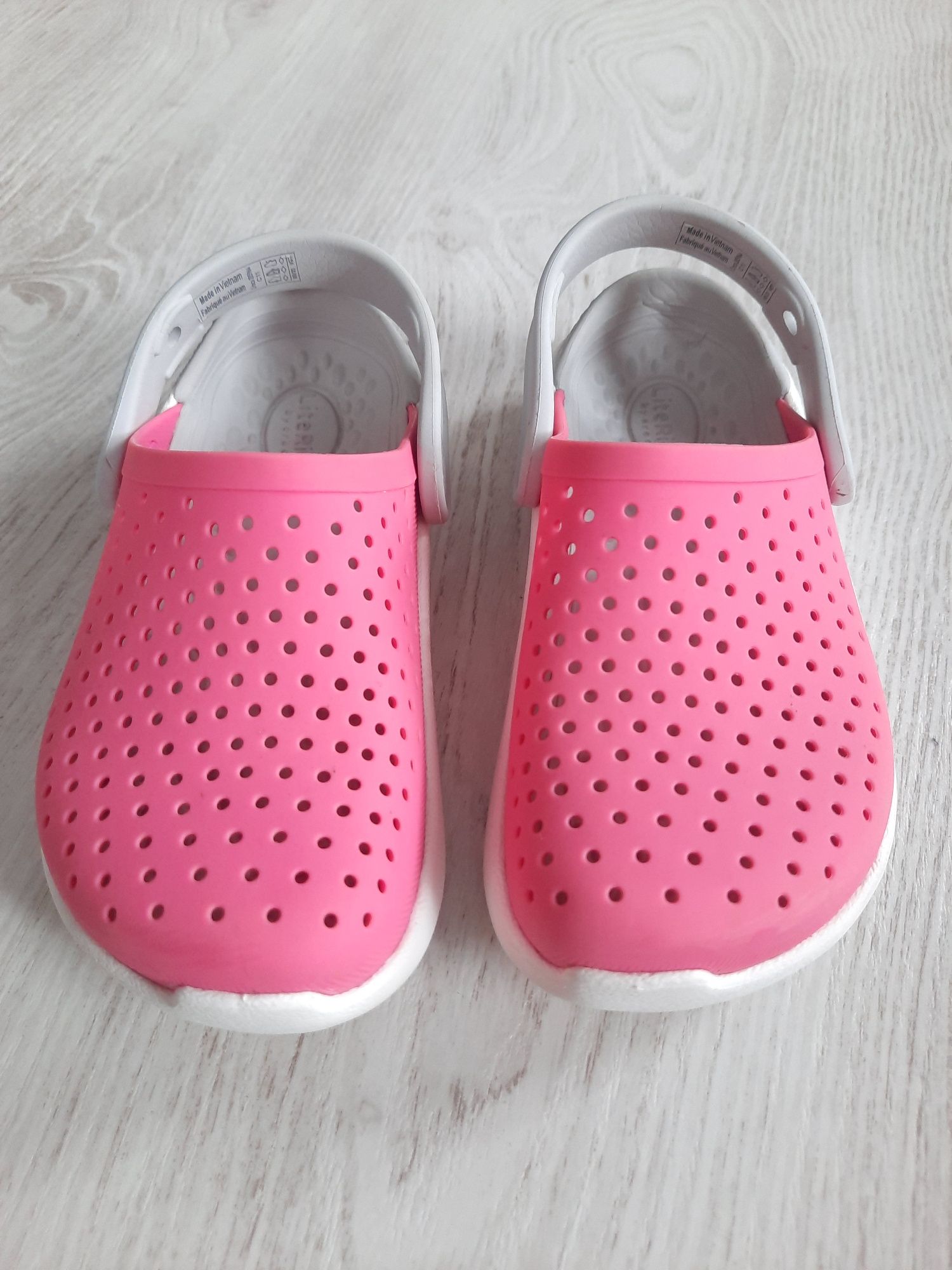 Crocs LiteRide c11 сабо тапки шлёпанцы шлепки р.28-27 18см