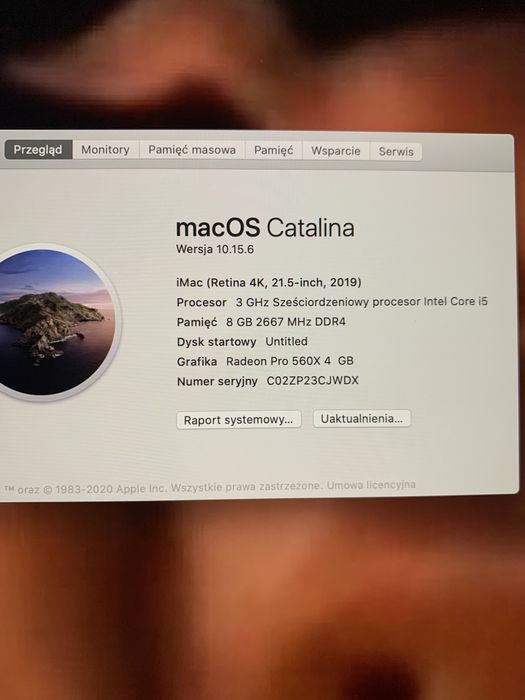 Apple iMac 21,5’’ Retina 4K
