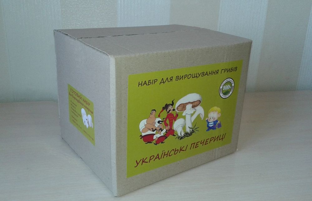АКЦІЯ! Готовий набір для вирощення грибів (білий шампінйон)