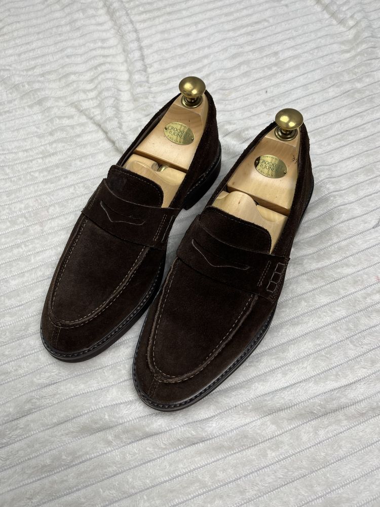 Чоловічі замшеві лофери hackett crockett jones suitsupply
