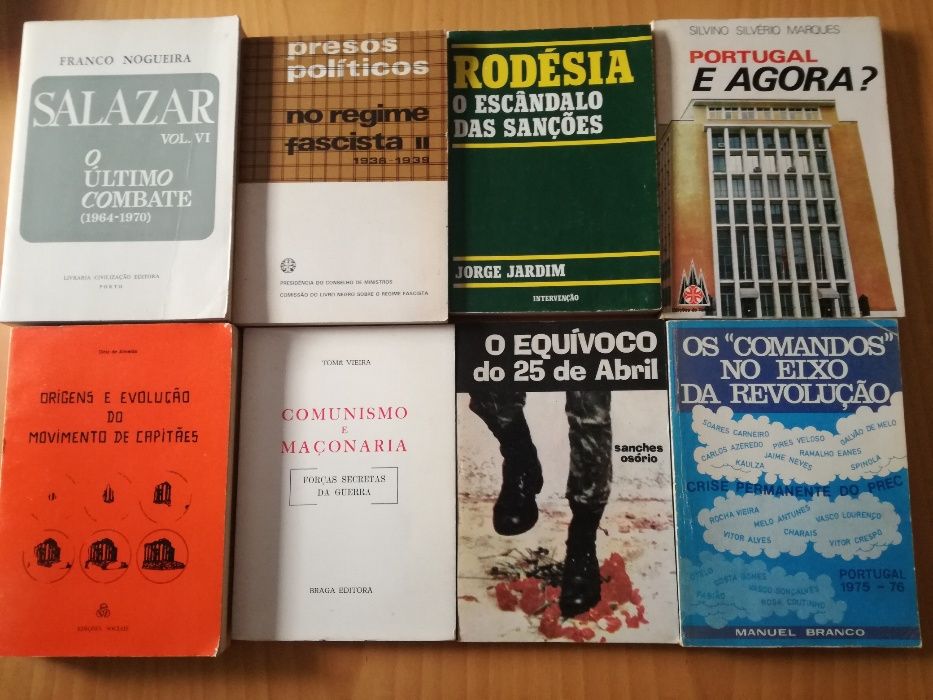 Livros Estado Novo/25 de Abril/Descolonização/Ultramar