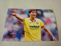 Autograf Pau Torres reprezentacja Hiszpania Villarreal piłka nożna