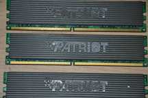 3 x moduł ram Patriot 2GB DDR2
800MHZ, PC2-6400, 4-4-4-12,