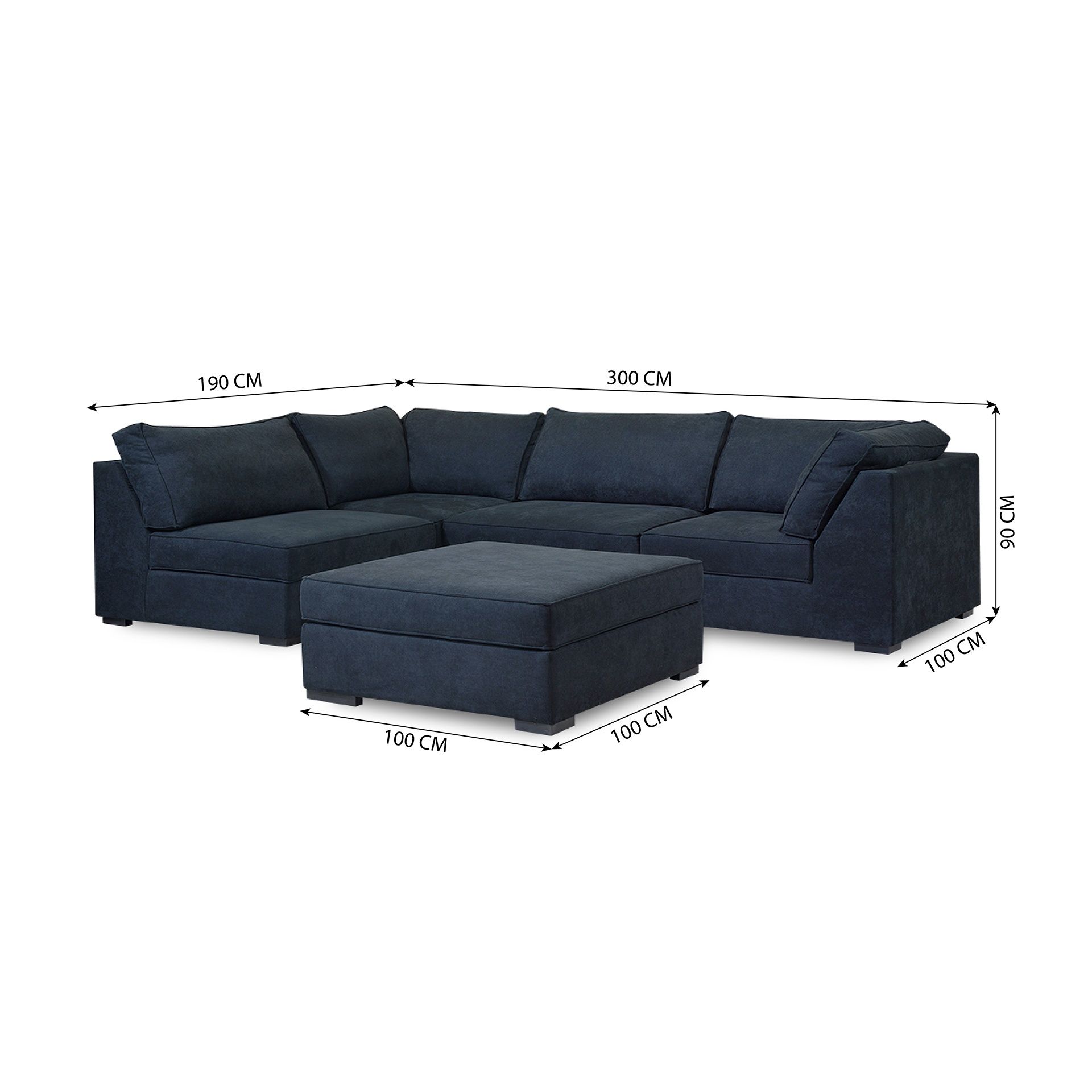 Sofá Modular Cinza