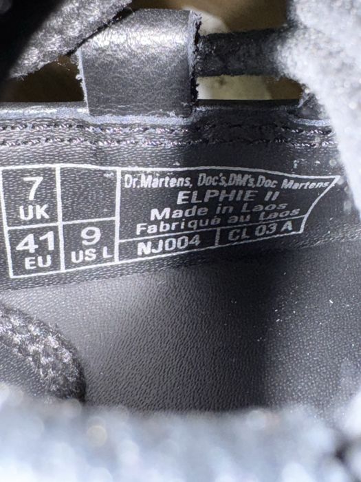Dr. Martens Elphie II Ballet Flats Black Virginia 41 розмір