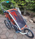 Przyczepka Thule Chariot Cross 1 orange z hamulcem