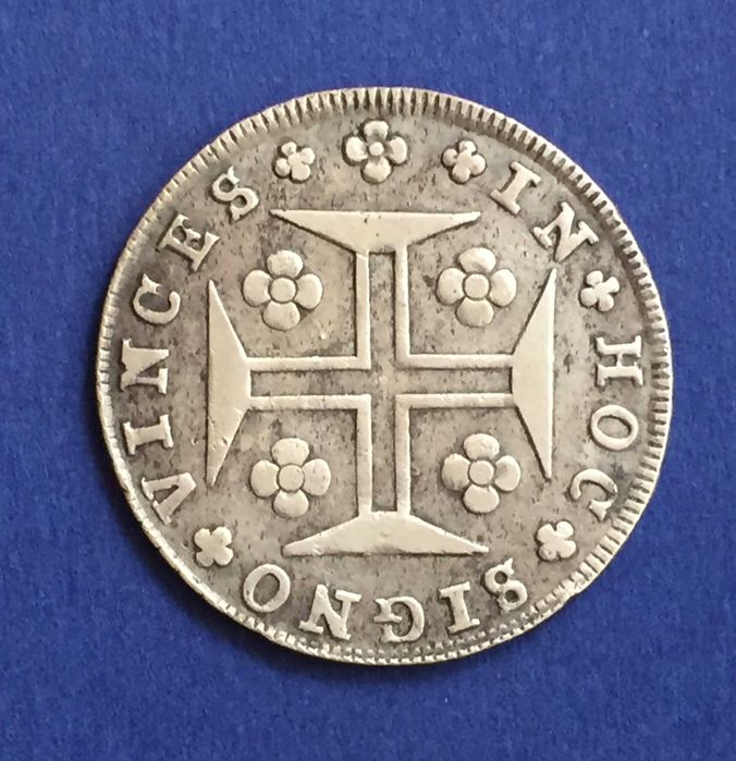 CRUZADO NOVO (480 réis) 1812 - D. João Príncipe Regente - prata