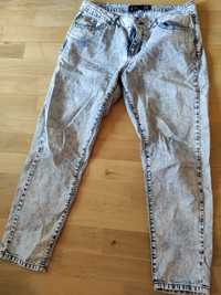 Spodnie jeans marmurki rozm 38