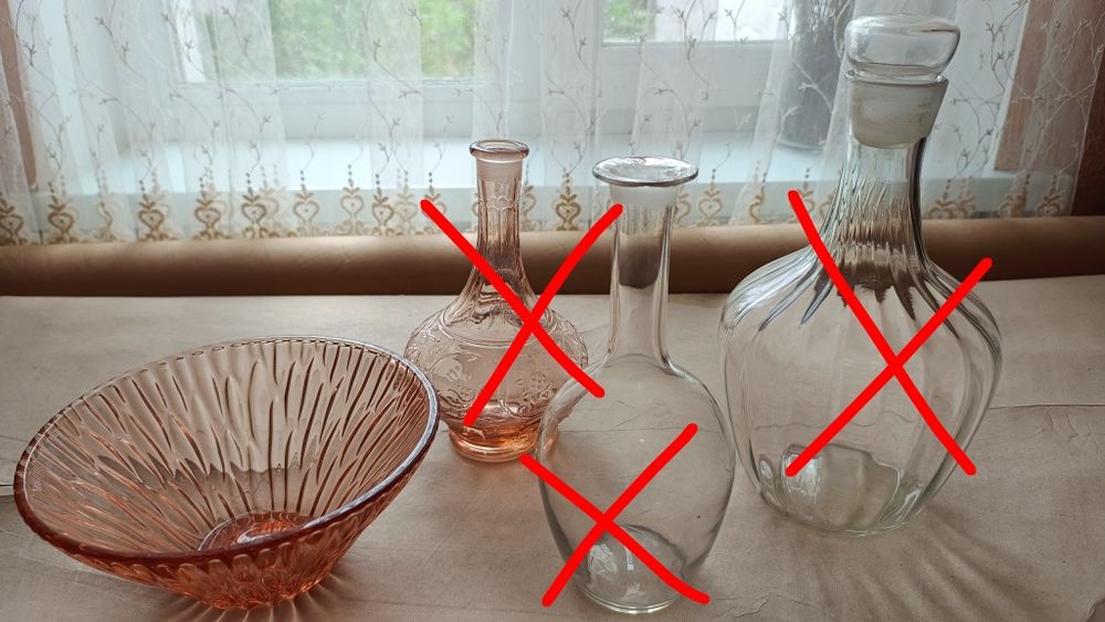 Тарілка із рожевого скла, бабусиних часів, ретро, СССР,  антиквар