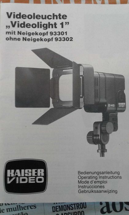 Projetor de luz para video e fotografia