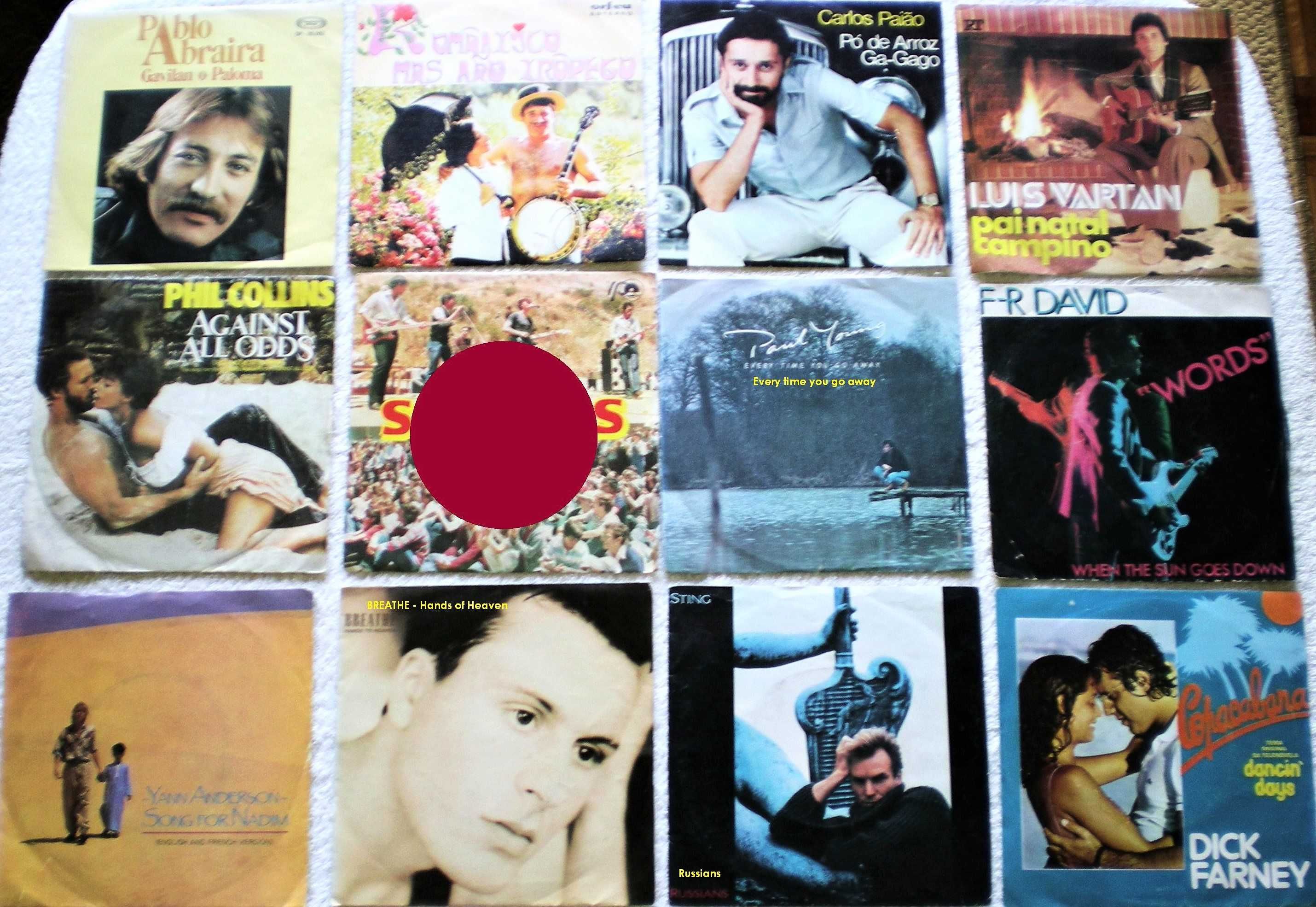 Singles Vinil - Vários: Nacionais e Internacionais 5€-10€