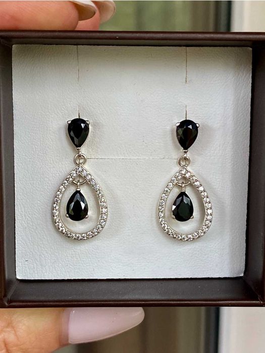 Розкішні довгі сережки, сережки з підвісками