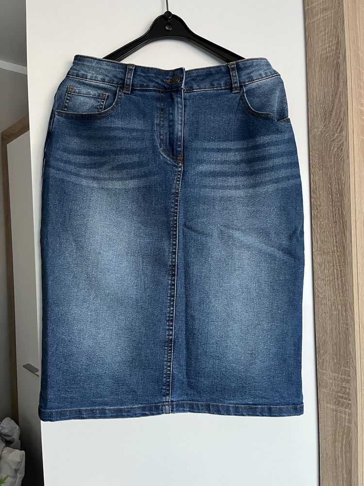 Jeansowa spódnica granatowa dżinsowa jeans
