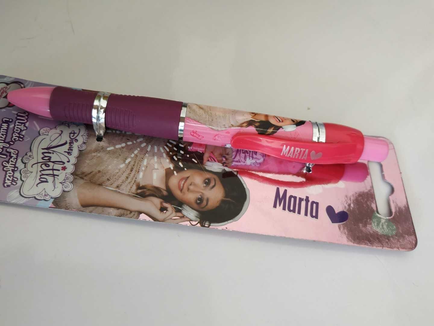 Długopis z imieniem Marta, seria Disney Violetta
