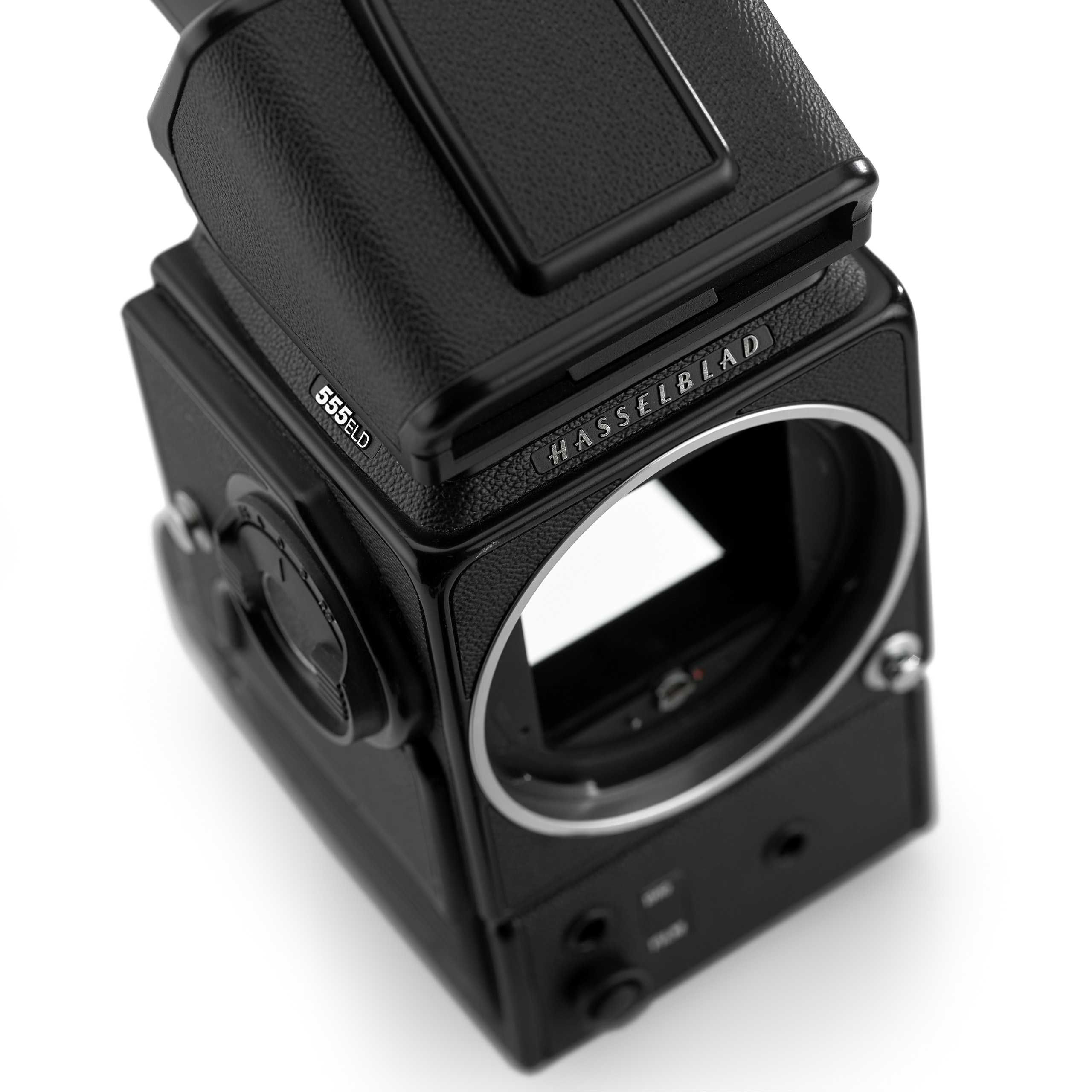 Aparat Hasselblad 555 ELD z pryzmatem PM5.