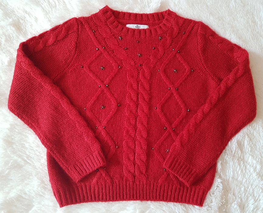 Śliczny sweter dziewczęcy M&S, rozmiar 140, 9-10 lat