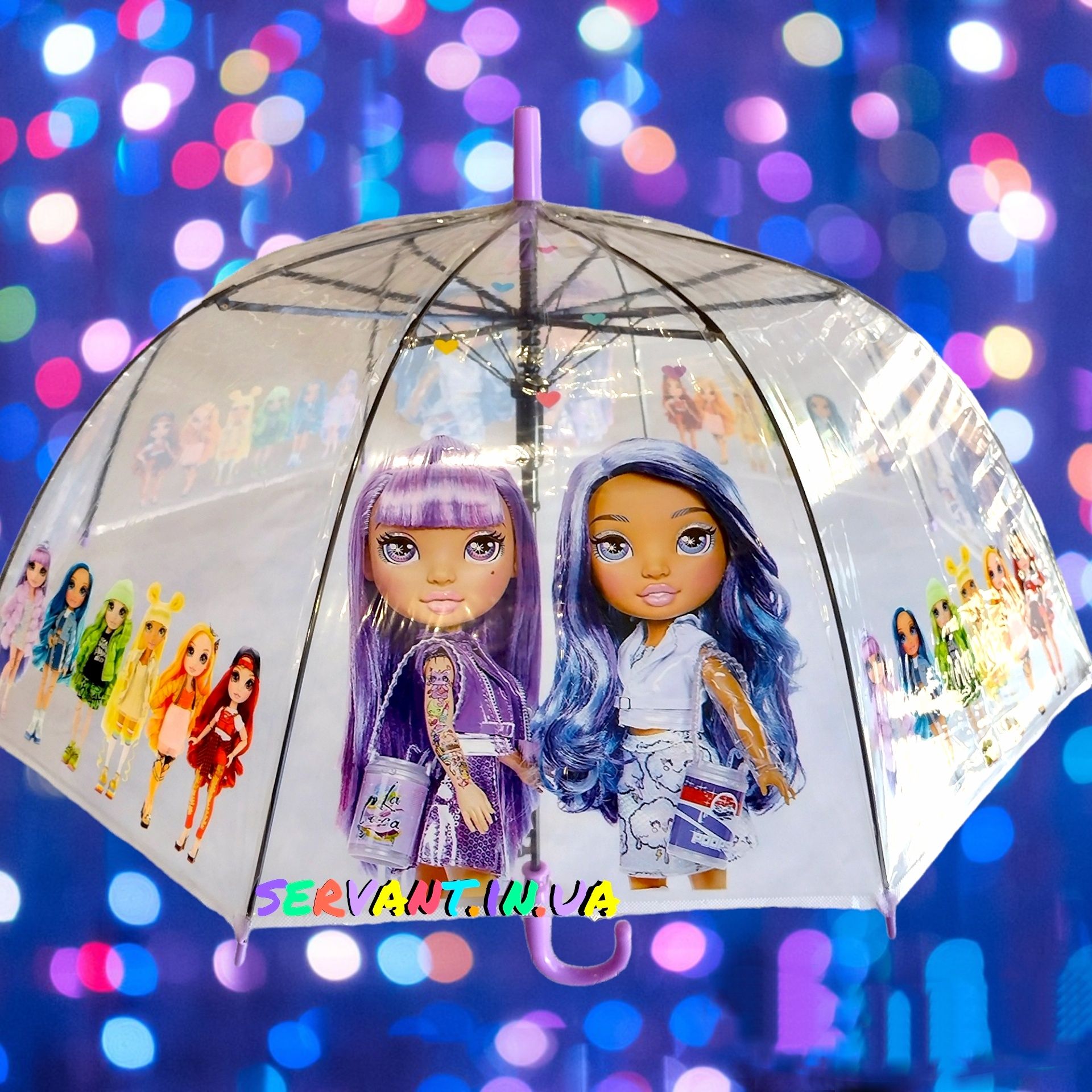 Зонтик Рэйнбоу хай Зонтик Rainbow high Зонт для девочек.