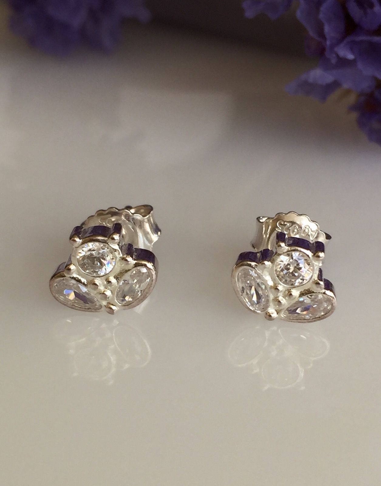 Срібні сережки Thomas Sabo , пусети , гвоздик.