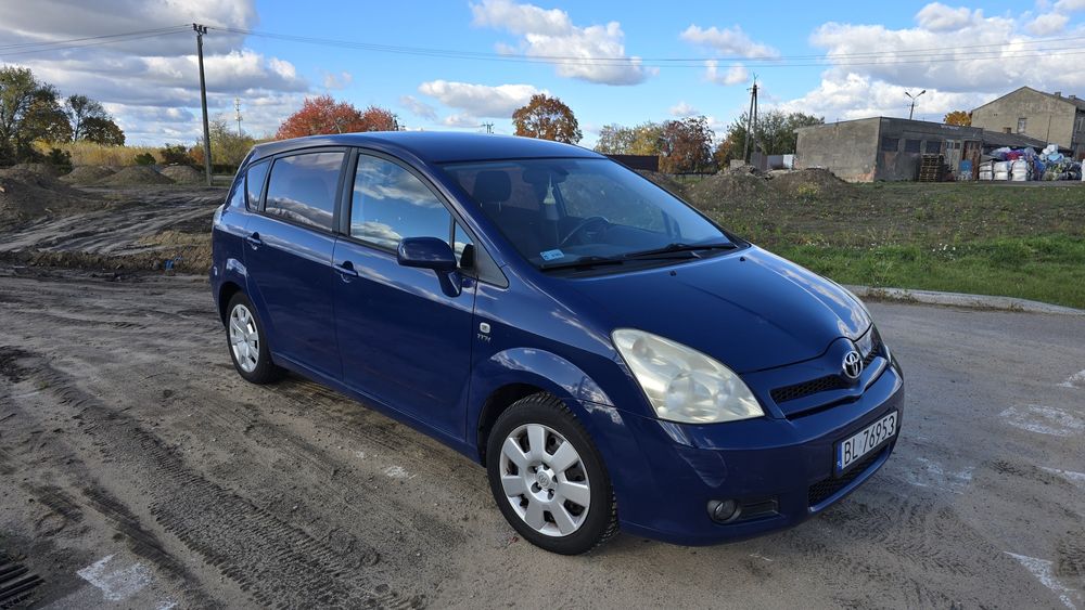 Toyota Corolla Verso 1.8 benzyna. 7-os. Klimatyzacja.