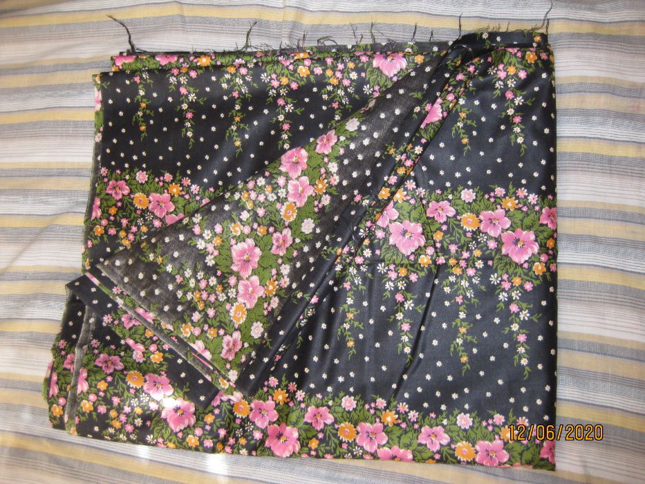 Ткань Х/Б, ситец, летняя, костюмно-плательная СССР 0,91 м.х 6 м.СУПЕР!