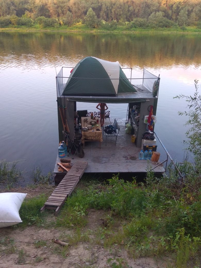 Продам разборной плот. Понтон. Причал.