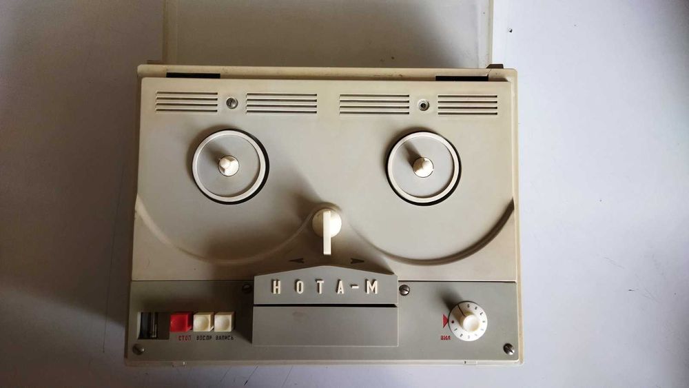 Переносний котушковий бобінний магнітофон СРСР - НОТА-М