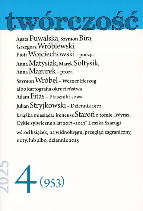 Twórczość 4/2025. Instytut Książki