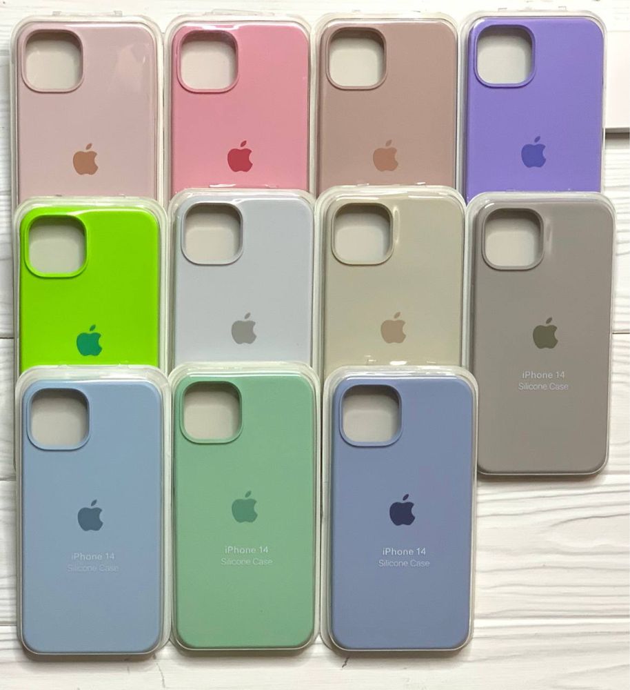 Silicone case для на IPhone 14 Pro Max силіконовий чохол з мікрофіброю