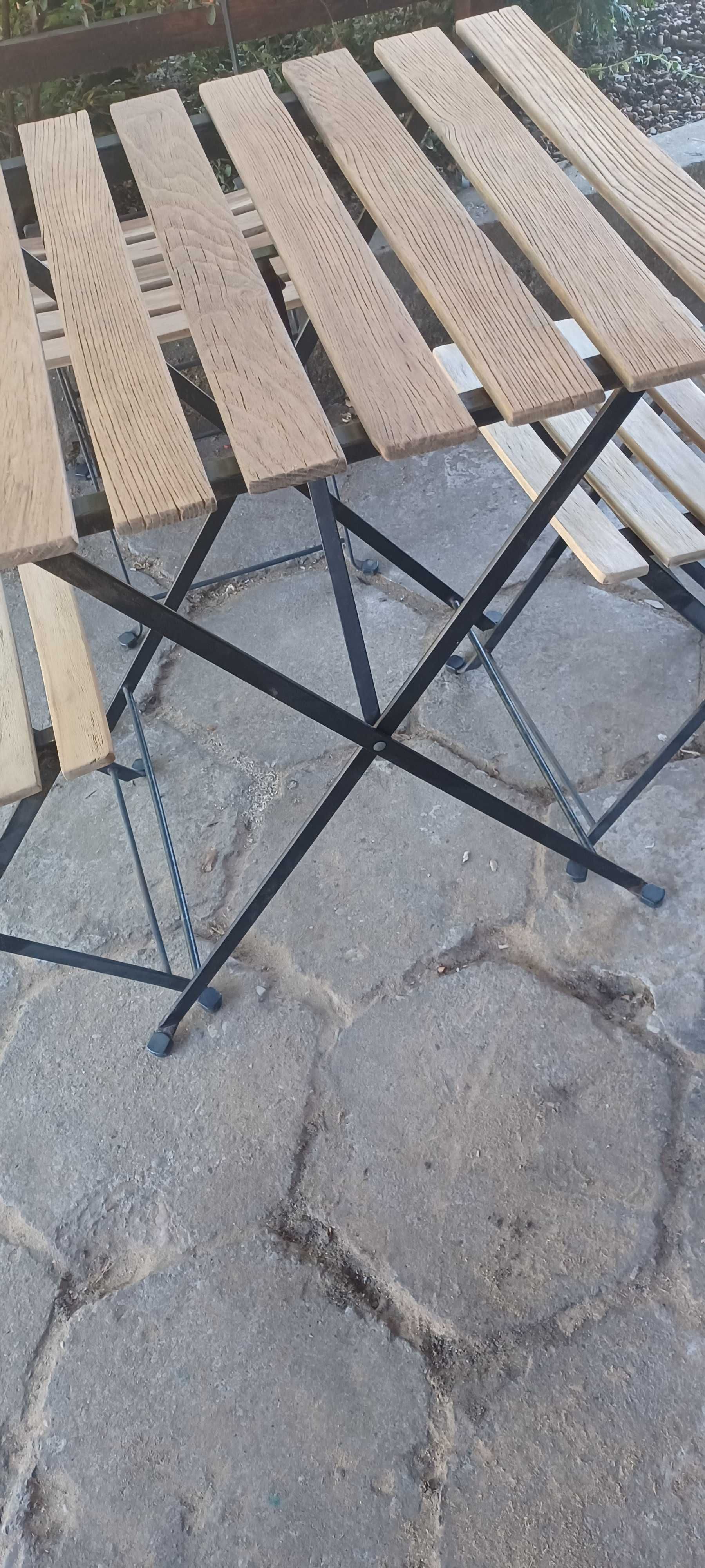 meble ogrodowe stol + 4 krzesla